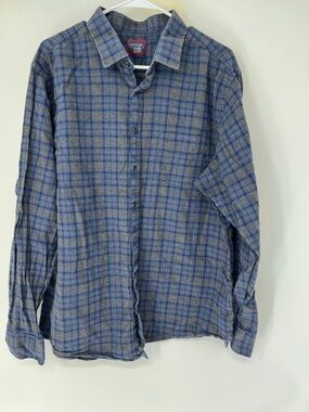 Untuckit men’s flannel button down shirt XXL